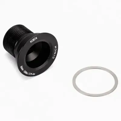 Race Face Cinch Kurbelschraube Unterlegscheibe M18 non drive side schwarz matt - präziser Sitz für…