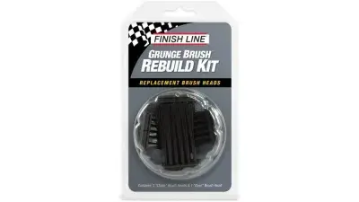 Finish Line Ersatzbürsten-Kit Grunge Brush, 1 kurzer + 2 mittlere + 1 großer Bürstenkopf  Ketten-…