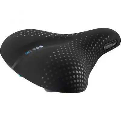 Selle San Marco Sattel City Gel 220 x 269 mm Schwarz - maximaler City-Komfort
