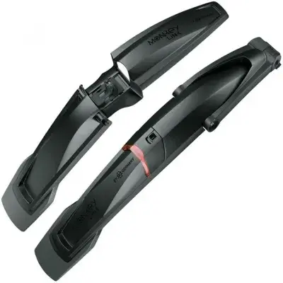 MonkeyLink MTB RECHARGE Schutzblech-Set 26-29" magnetische Befestigung, Akku-Rücklicht, bis 3"…