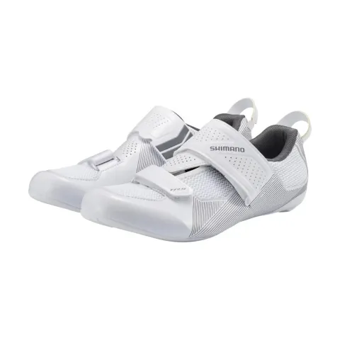 SHIMANO Fahrradschuhe TR501 - Road Triathlon SPD-SL, Größe 49, Weiß