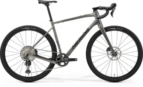Merida Silex 700 Gravelbike S Warm Slate Grey-Black, Aluminiumrahmen Silex Lite II, Carbon-Gabel,…