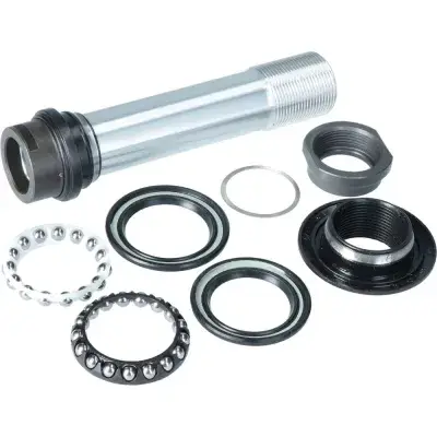 SHIMANO Hohlachse komplett HB-M618 - Ersatzachse für Vorderradnabe, ca. 77 g