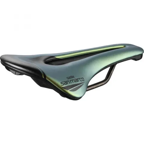 Selle San Marco Sattel Shortfit 2.0 Racing 140 x 255 mm Iridescent Gold - leistungsstark &…