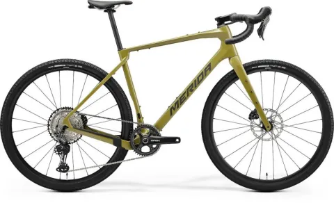 Merida Silex 7000 Gravelbike XS Low Key Green Gunmetal Grey, CF2 Carbonrahmen, Shimano GRX 12-Gang,…