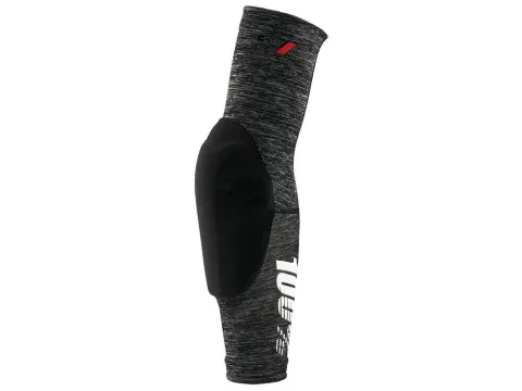 100% Teratec elbow guards L Grey Heather / Black - flexible Ellbogenprotektoren mit Level 1 Schutz
