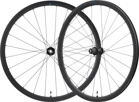 SHIMANO Laufradsatz WH-RS710 C32 TL - Tubeless-ready Rennrad-Laufradsatz 28" 24 Loch Center-Lock…