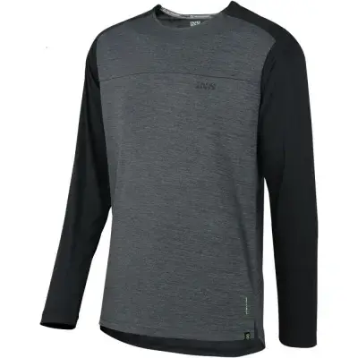 IXS Sports Division iXS Flow X Long Sleeve Jersey L graphite/black - atmungsaktives Bike-Trikot
