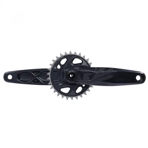 SRAM GX Eagle DUB Kurbelgarnitur 175mm 32T lunargrau - robuste 1x12 MTB-Performance