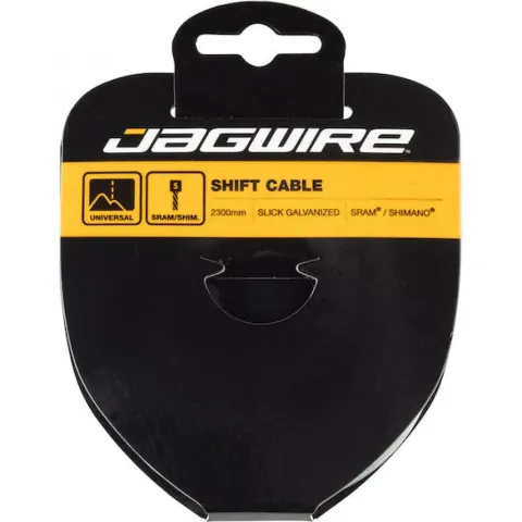 Jagwire Schaltzug Sport Stahl verzinkt, geschliffen 1,1 x 3100 mm Silber - präzise, reibungsarme…