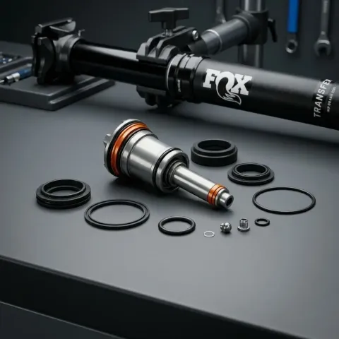 FOX Service Set: Piston, Seat Post, External 6in Drop - zuverlässige Wartung für Transfer Stütze