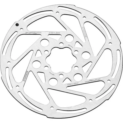 TRP Bremsscheibe RS02M 6-Loch Ø 160 mm Silber - leise & hitzestabil bremsen