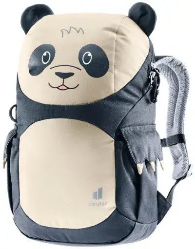 Deuter Kikki Kinderrucksack 8 Liter black-bone - leichter Kindergarten-Rucksack mit gepolsterten…