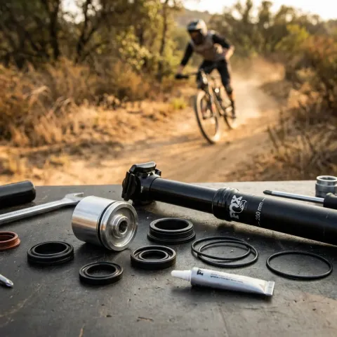 FOX Service Set: Piston, Seat Post, 200 mm Drop - zuverlässiger Service für Transfer Stützen