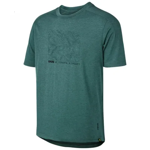 IXS Sports Division iXS Flow Contour Tech Tee S Everglade - atmungsaktives Bike-Shirt in moderner…