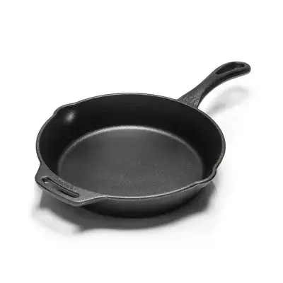 Petromax Feuerpfanne FP25-T Gusseisenpfanne Ø 25 cm mit Stiel, für alle Herdarten, ideal zum Braten…
