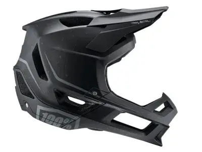100% Trajecta helmet w/Fidlock S black - leichter Fullface-Helm mit Top-Belüftung