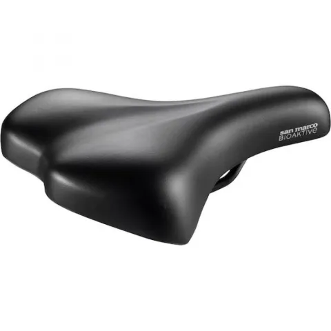 Selle San Marco Sattel Sportive 170 x 250 mm Schwarz - komfortabler City- & Trekking-Sattel