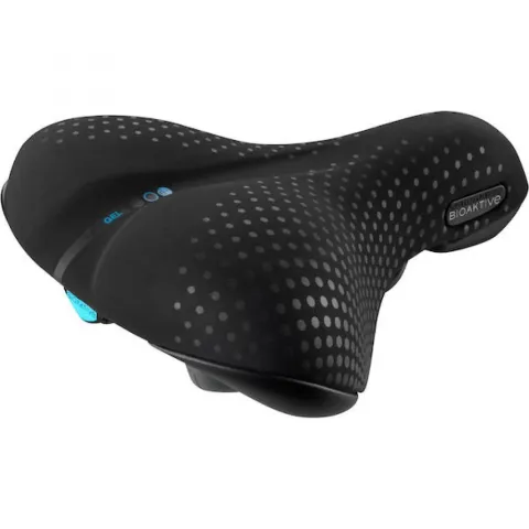 Selle San Marco Sattel City Gel 220 x 269 mm Schwarz - komfortabler City-Fahrradsattel mit…