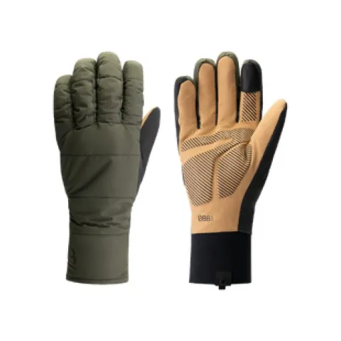 BBB Cycling winter gloves PufferShield Waterproof M olive - wasserdichte Winter-Fahrradhandschuhe