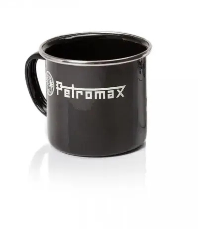 Petromax Emaille-Becher PX-MUG-S, schwarz, 370 ml  robuster, hitzebeständiger und kratzfester…