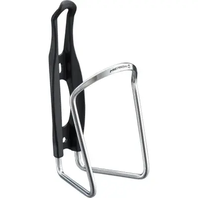 Merida Flaschenhalter Aluminium CLASSIC I Onesize Schwarz/silber - sicherer Halt für Trinkflaschen