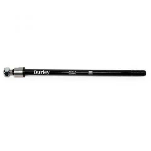 Burley Steckachse für Anhänger M12x1.5, 229 mm Schwarz - einfache Trailer-Montage
