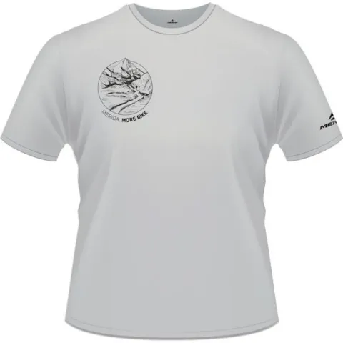 Merida T-Shirt MERIDA Mountain Edition Herren M Grau - atmungsaktives Funktionsshirt
