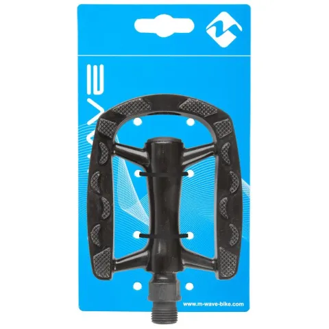 M-WAVE Steady-A7 Pedale 1 Paar schwarz - Aluminiumkörper, Boron-Achse 9/16", 386 g, gedichtete…