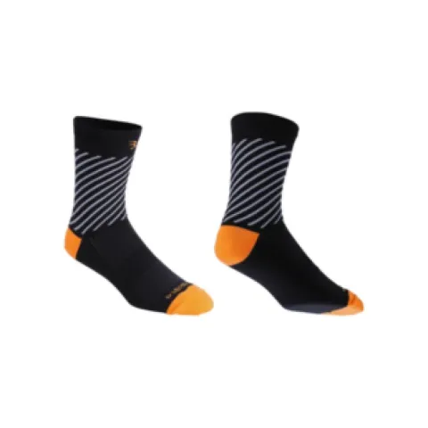 BBB Cycling BBB Socken ThermoFeet 44/47 schwarz/orange 44 schwarz - warme Thermo-Radsocken