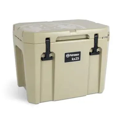 Petromax Passiv-Kühlbox 25 Liter Sandfarben  Ihre stromlose Kühl-Lösung für Outdoor-Abenteuer