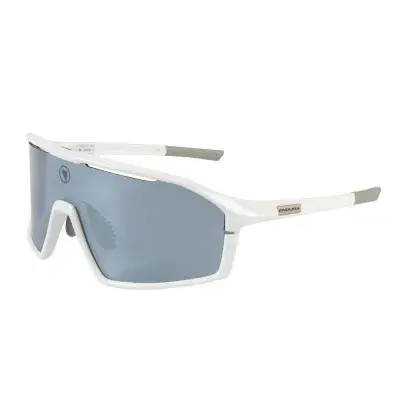 Endura Gabbro II Brille weiß One Size - leichte Sportbrille mit UV-Schutz, kratzfesten Gläsern,…