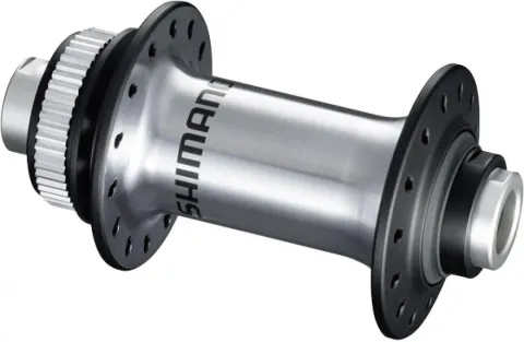 SHIMANO Vorderradnabe HB-RS770 Center-Lock 36 Loch Steckachse E-Thru - 100x12 mm, 12 mm, Silber