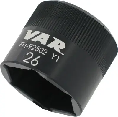 VAR Steckschlüssel 26mm Gabelkappe 26mm - präzises Werkzeug für Federgabel-Kappen