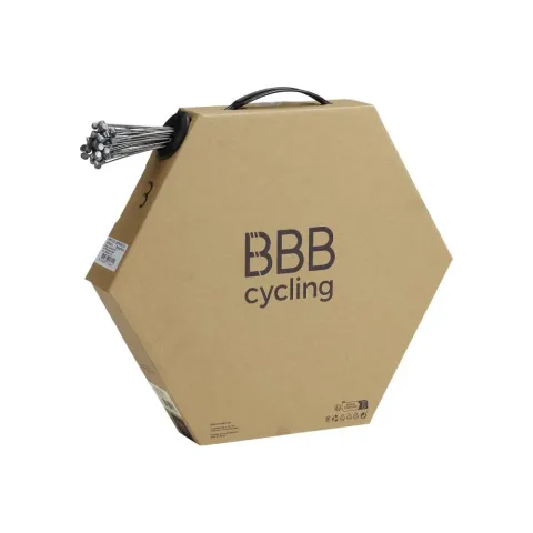 BBB Cycling BBB Bremszug BrakeWire rvs slick 1.5x2350mm silber - geschmeidige MTB-Bremsperformance