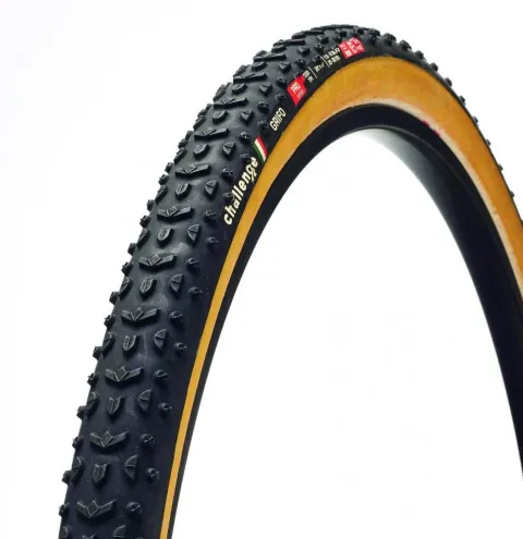 Challenge CX-Reifen Grifo Pro Handmade Tubular 28 Zoll (33-622) Schwarz/braun - schneller…