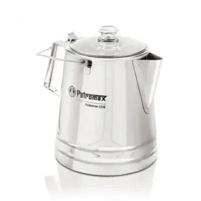 Petromax Perkolator Perkomax LE28 Edelstahl 3 Liter, für Kaffee oder Tee, geeignet für Lagerfeuer…