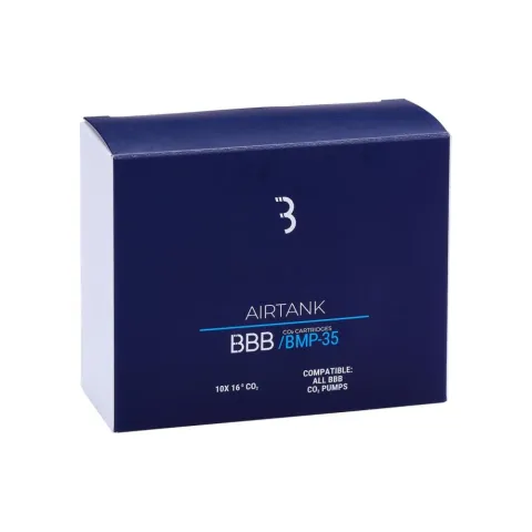 BBB Cycling BBB Cartidges Co2 Airtanks (10) silber - schnelle CO2-Nachfüllkartuschen