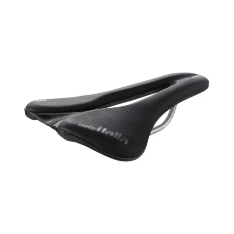 Selle Italia Novus EVO Boost TI SF L3 - Superflow Rennrad-/Gravel-Sattel, Titanstreben 7 mm,…