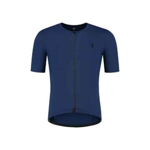 BBB Cycling Trikot Essence (male) L dunkel blau - atmungsaktives Rennrad-Trikot