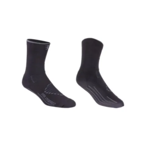 BBB Cycling BBB Socken FIRFeet 44/47 schwarz/grau Größe 44 schwarz - warme Radsocken für kaltes…
