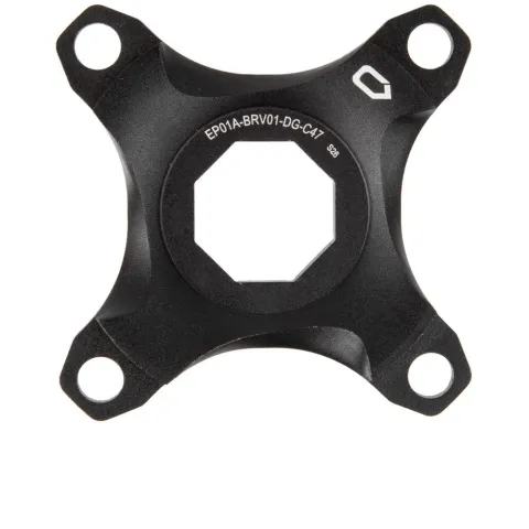 M-Wave E-Bike Spider Alu Kettenblatt 47 mm BCD 104 mm Schwarz - Leicht und robust