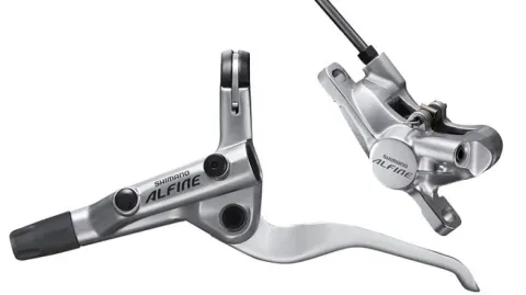 SHIMANO Scheibenbremse ALFINE BL-S7000/BR-S7000 VR ? hydraulische Disc-Brake, silber