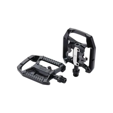 BBB Cycling BBB Pedale Dual Choice schwarz One Size schwarz - vielseitiges Kombipedal für Klick-…