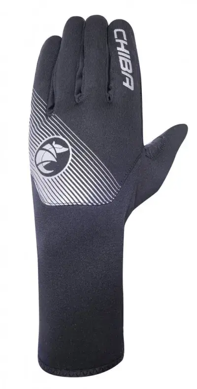 CHIBA Softshell - Radhandschuhe schwarz M, winddicht, atmungsaktiv, Touchfunktion