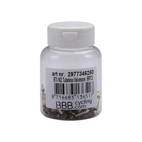 BBB Cycling BBB tubeless valves Valvecore 50 - 50er-Workshop-Flasche mit Presta-Ventilkernen