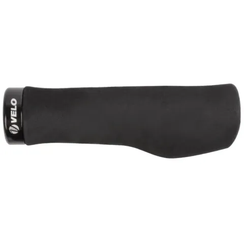 Velo Ergo EVA D3 Fahrradgriffe schwarz 131 mm ergonomisch leicht 85 g Paar Lenkergriffe rutschfest