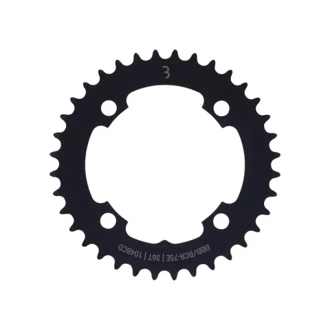 BBB E-bikeGear BCR-75E Kettenblatt 36 Zähne 104 mm Stahl schwarz
