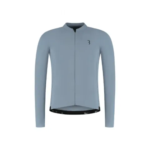 BBB Cycling Trikot Essence LS XXL eisblau XXL blau - langarm Radtrikot für Übergangswetter