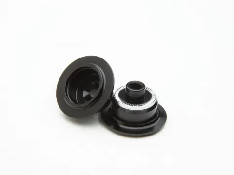 Race Face Trace End Cap Endkappen Kit, VR 9x100 QR, schwarz - präzises Naben-Upgrade